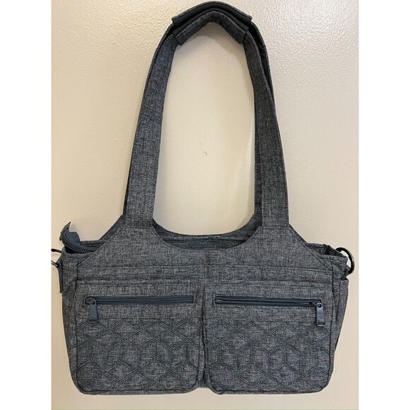 NWOT Lug East West Streetcar tote in dark heather gray - Picture 5 of 16